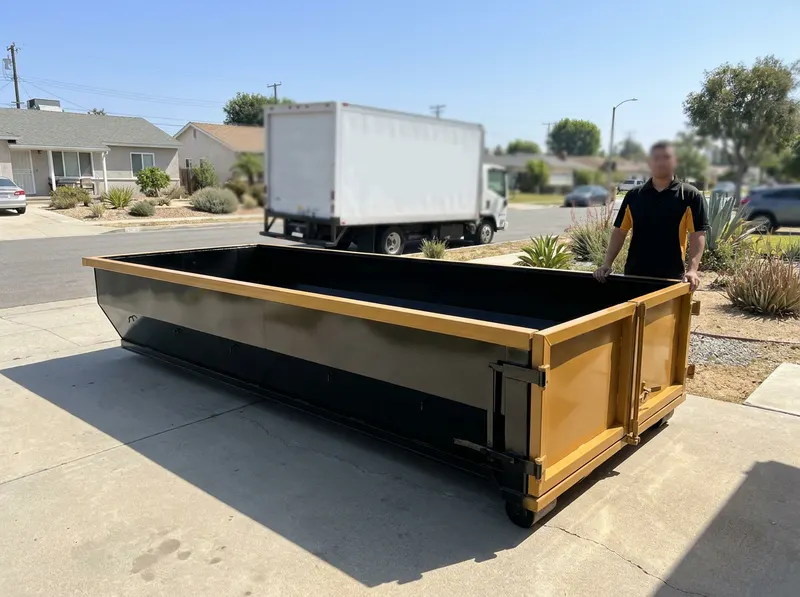 Low-Profile Dumpster ("The Lowboy") in Los Angeles, CA